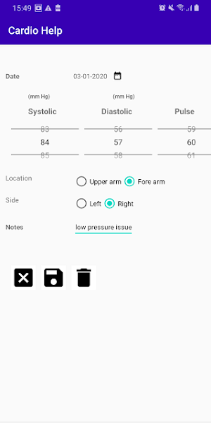 Cardio Help Screenshot 2