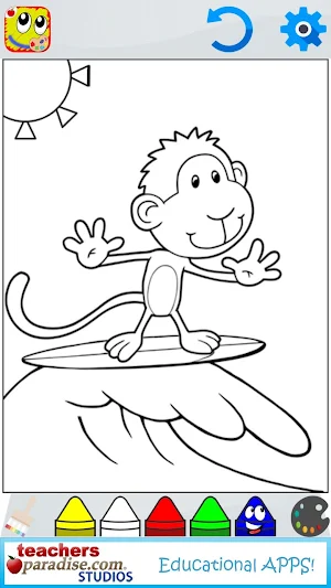 Kid Painting Coloring Art Game Screenshot 1