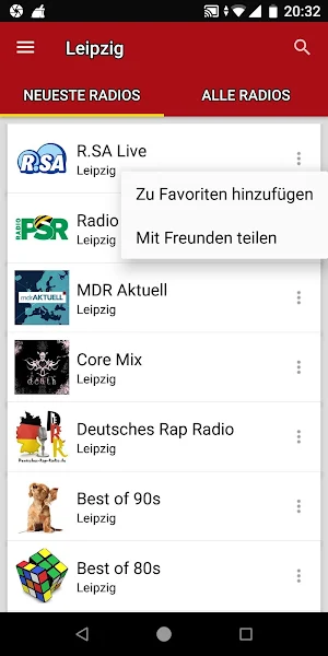Radiosender Leipzig  - Deutschland Screenshot 1