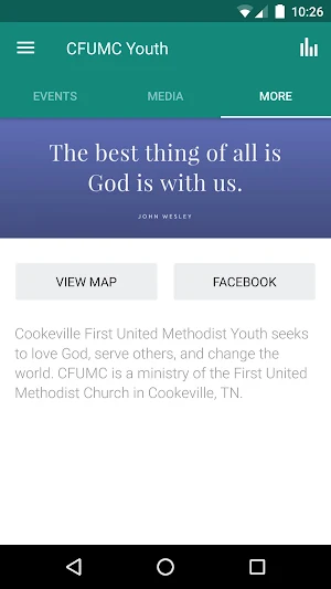 Cookeville FUMC Youth Screenshot 2