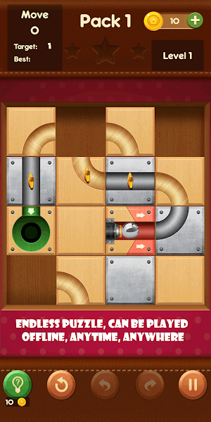 Slide The Ball - Roll The Ball Puzzle Screenshot 1
