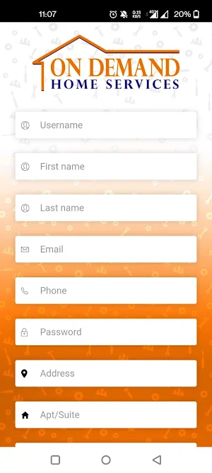 On Demand Home Services Screenshot 0