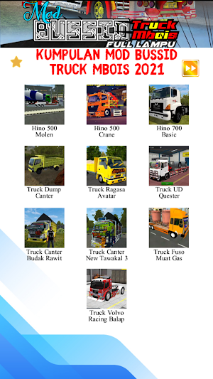Mod Bussid Truck Mbois Full Lampu Screenshot 2