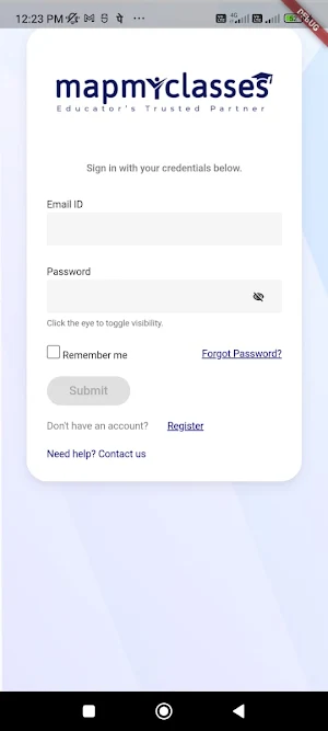 MapMyClasses Screenshot 1