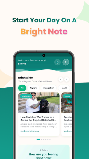 BrightSide: Good News App Screenshot 1