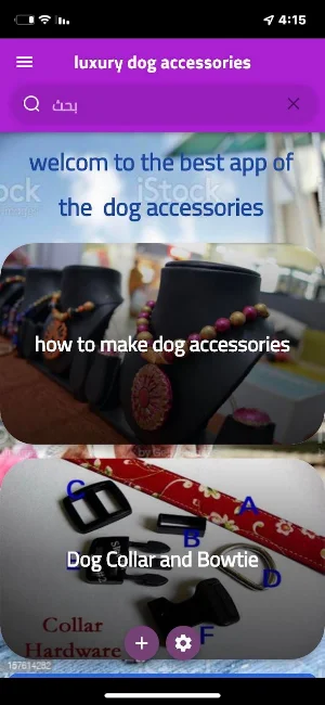 luxury dog accessories Screenshot 0