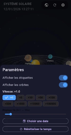 Système solaire Screenshot 3