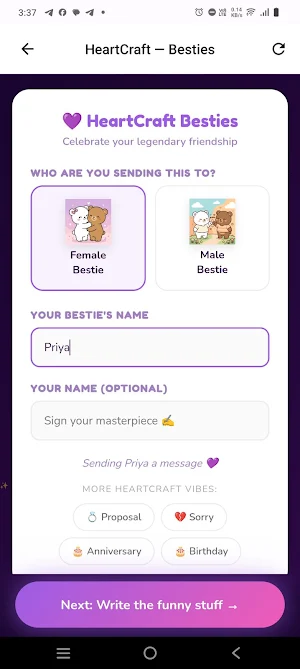 Snapcard - Make Friends & Card Screenshot 3