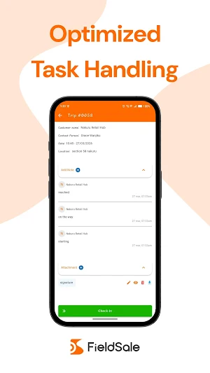 FieldSale Screenshot 2