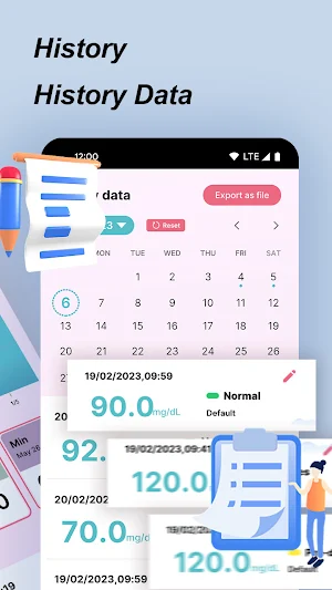 Blood Sugar Diary-Health Track Screenshot 2