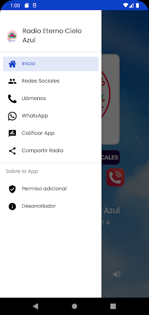 Radio Eterno Cielo Azul Screenshot 2