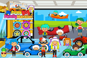 My Pretend Family Mansion - Big Friends Dollhouse Screenshot 1