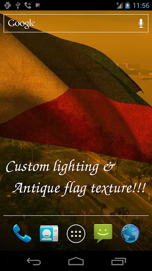 Philippines Flag Live Wallpaper Screenshot 3
