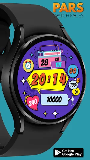 Pars Lollipop  Watch Face Screenshot 1