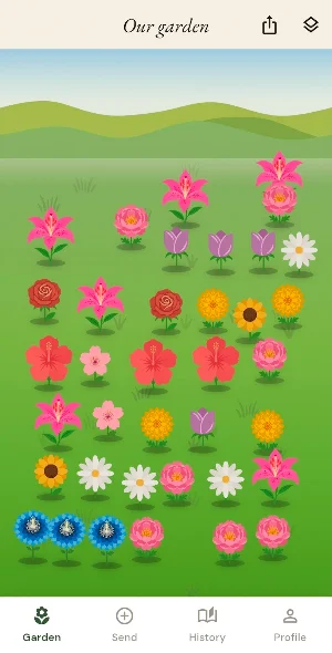 Our Flower Garden: Couples App Screenshot 0