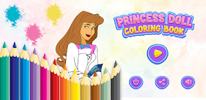 Princess Doll Coloring Book Screenshot 0