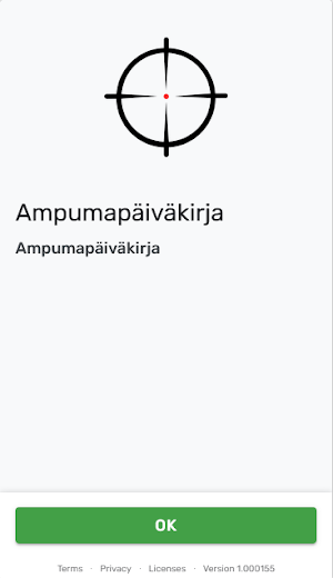 Ampumapäiväkirja Screenshot 0