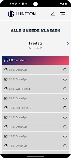 Ultimate Gym Augsburg Screenshot 2