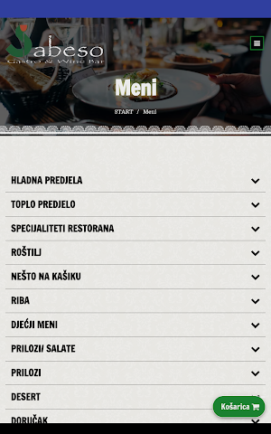 Šabeso Gastro & Wine Bar Screenshot 2