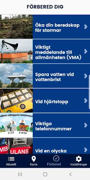 Krisinformation.se Screenshot 2