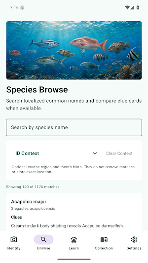 Fish Discover Screenshot 1