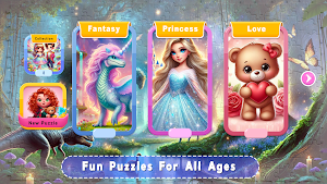 Girls Fun Puzzle: Girls Games Screenshot 2