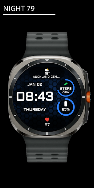 Night 79 - watch face Screenshot 0
