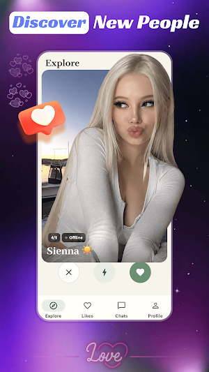 Chat & Meet Singles: Meetora Screenshot 3