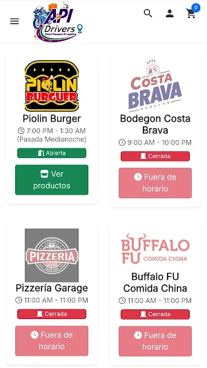 API Stores Screenshot 2