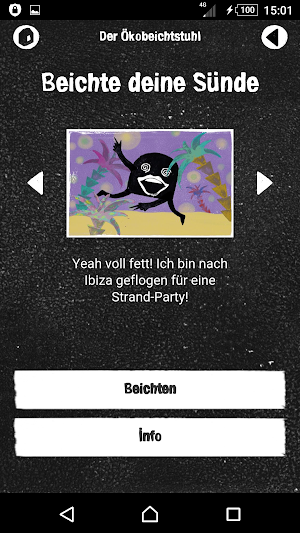 Ökobeichtstuhl Screenshot 2