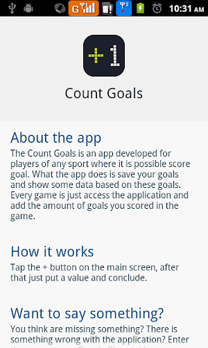 Count Goals Screenshot 2