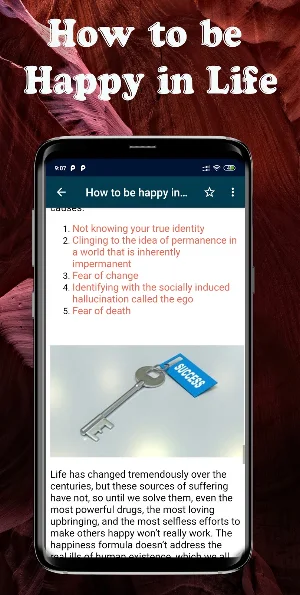How to be happy in life Screenshot 2
