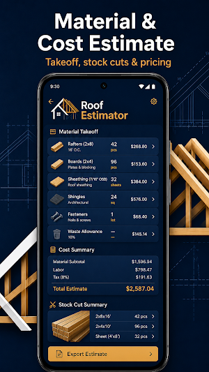 Roofing Framing Calculator Screenshot 3