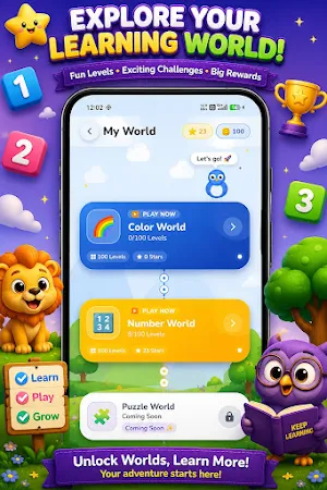 Kids World: Learn Play & Grow Screenshot 1