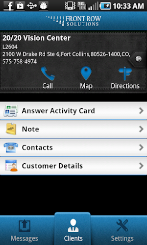 Front Row Solutions Screenshot 3