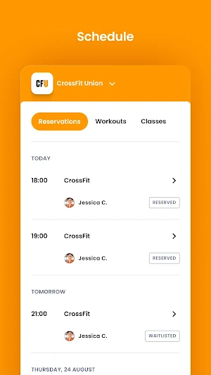 CrossFit Union Screenshot 2