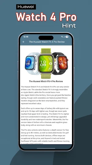 Huawei Watch Fit 4 Pro Hint Screenshot 3