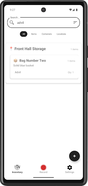 SmartStow - Say it. Find it. Screenshot 3