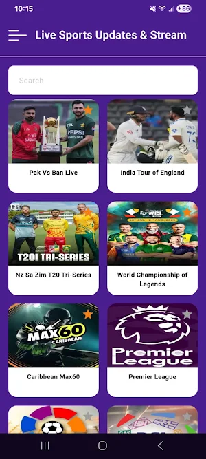 Live Sports Updates & Stream Screenshot 0