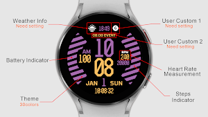 IWF Digital Pro III watch face Screenshot 1