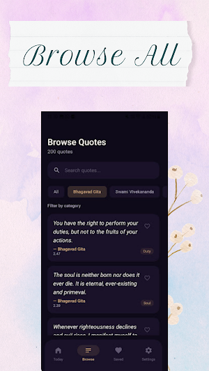 VedicWisdom - Spiritual Quotes Screenshot 2