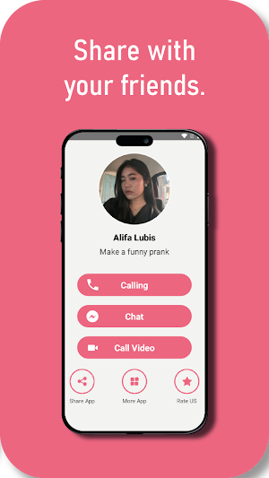 Alifa Lubis : fake video call Screenshot 3