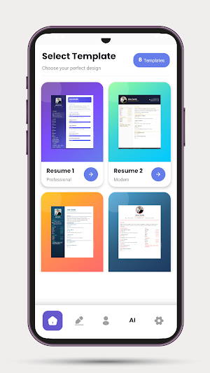 Resume Builder AI Pro – AI CV Screenshot 1
