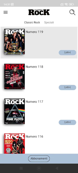 Classic Rock Screenshot 1