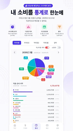 파티가계부 - AI 자동기입 | 공유 가계부 Screenshot 1