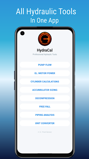 HydraCal :Hydraulic Calculator Screenshot 0