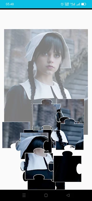 Wednesday Addams Game Puzzle Screenshot 1