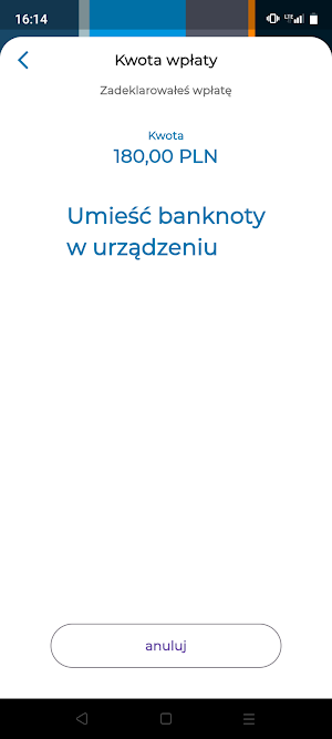 mobilna wpłata Screenshot 2