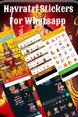 Navratri Stickers For WhatsApp-WAStickerApps Screenshot 0