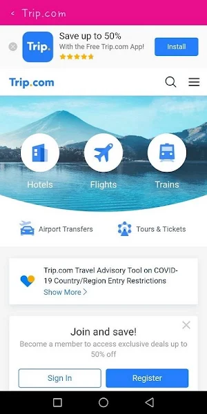 Travel n Shop Screenshot 2